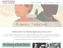 Tablet Screenshot of nobodybutcurtis.com